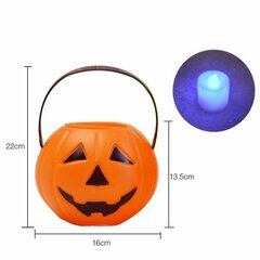 Vilkkuva karkkipannu LED Halloween - temppu oranssi hinta ja tiedot | Jouluvalot | hobbyhall.fi