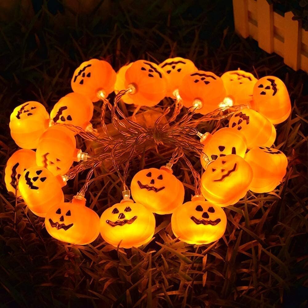 Halloween String Lights, 3M 20LED Halloween Pumpkin String Lights hinta ja tiedot | Jouluvalot | hobbyhall.fi