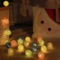 Cotton Ball Light Garland, kodin sisustus joulukoristeita hinta ja tiedot | Jouluvalot | hobbyhall.fi