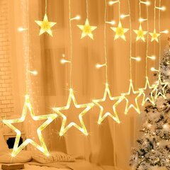 Star String Lights, 138 LED String Lights Indoor Outdoor Decor hinta ja tiedot | Jouluvalot | hobbyhall.fi