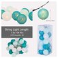 String Lights Puuvillapallot Paristo -3M 20 LED Valot Valaistus hinta ja tiedot | Jouluvalot | hobbyhall.fi