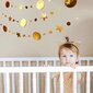 4 Pack Golden Juhlakoristeet Dot Star Garland Banner Bright hinta ja tiedot | Hauskat juhlapelit ja -tuotteet | hobbyhall.fi