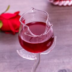 Ruusuviinilasit, Romantic Rose Shape -viinilasit 160ml, 1kpl hinta ja tiedot | Juomapullot | hobbyhall.fi