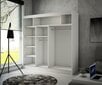 Vaatekaappi Adrk Furniture Keita 200 cm, valkoinen hinta ja tiedot | Kaapit | hobbyhall.fi