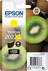 EPSON Singlepack Yellow 202XL Kiw hinta ja tiedot | Mustekasetit | hobbyhall.fi