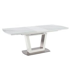 Blanco -jatkettava ruokapöytä 160/200x90 cm, valkoinen hinta ja tiedot | Ruokapöydät | hobbyhall.fi