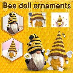 2 kpl Bumble Bee Spring Gnome Pehmo - Mr ja Mrs Honeybee Gnomes hinta ja tiedot | Maaporat | hobbyhall.fi