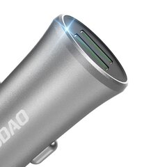 Dudao 3,4A älykäs autolaturi 2x USB hopea (R6S hopea) hinta ja tiedot | Dudao Matkapuhelimet ja tarvikkeet | hobbyhall.fi