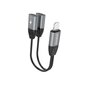 Dudao-kuulokesovitin Lightning-2x Lightning-sovittimeen musiikkia ja latausta varten harmaa (L17i harmaa) hinta ja tiedot | Adapterit | hobbyhall.fi