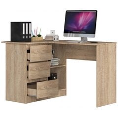 MITAT pöytä B16, vasen, tammi hinta ja tiedot | Tietokonepöydät ja työpöydät | hobbyhall.fi