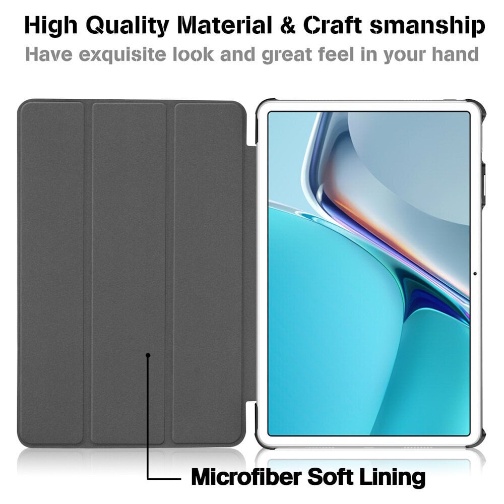 iLike Tri-Fold Eco Leather Telinekotelo Apple iPad 10,9" 10t Gen (2022) Rose Gold, Apple iPad 10th Gen 2022 (10,9") hinta ja tiedot | Tablettien kotelot ja muut tarvikkeet | hobbyhall.fi