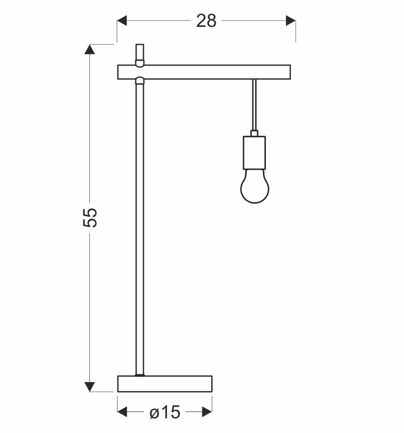 Candellux lighting valaisin Izzy 41-80042 hinta ja tiedot | Pöytävalaisimet | hobbyhall.fi