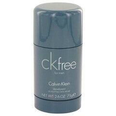 Calvin Klein CK Free deodorantti miehelle 75 ml hinta ja tiedot | Miesten ihonhoito | hobbyhall.fi