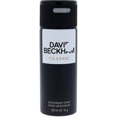 Suihkedeodorantti David Beckham Classic miehille 150 ml hinta ja tiedot | Miesten ihonhoito | hobbyhall.fi