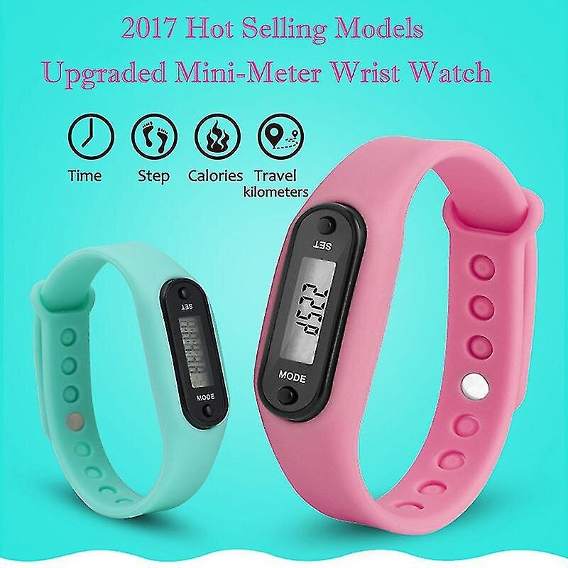 Askelmäärä Activity Tracker Fitness Urheilukello Ranneaskelmittari LCD aikuisten lapsille hinta ja tiedot | Kellot | hobbyhall.fi