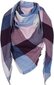 Scarf Dam Rutig Scarf Oversized Vinter Scarf Dam Sininen pinkki hinta ja tiedot | Naisten huivit | hobbyhall.fi