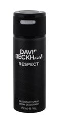David Beckham Respect deodorantti miehelle 150 ml hinta ja tiedot | Miesten ihonhoito | hobbyhall.fi