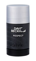 David Beckham Respect deodorantti miehelle 75 ml hinta ja tiedot | Miesten ihonhoito | hobbyhall.fi