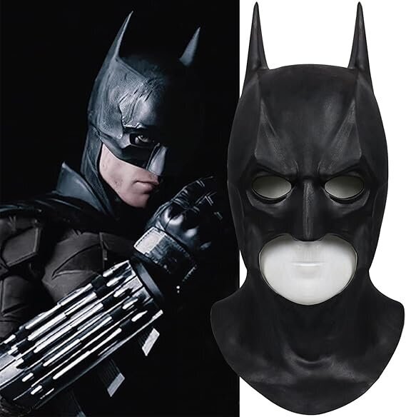 Mutta Batman Mask Halloween Party Cosplay Costume Prop -päähineet hinta ja tiedot | Naamiaisasut | hobbyhall.fi