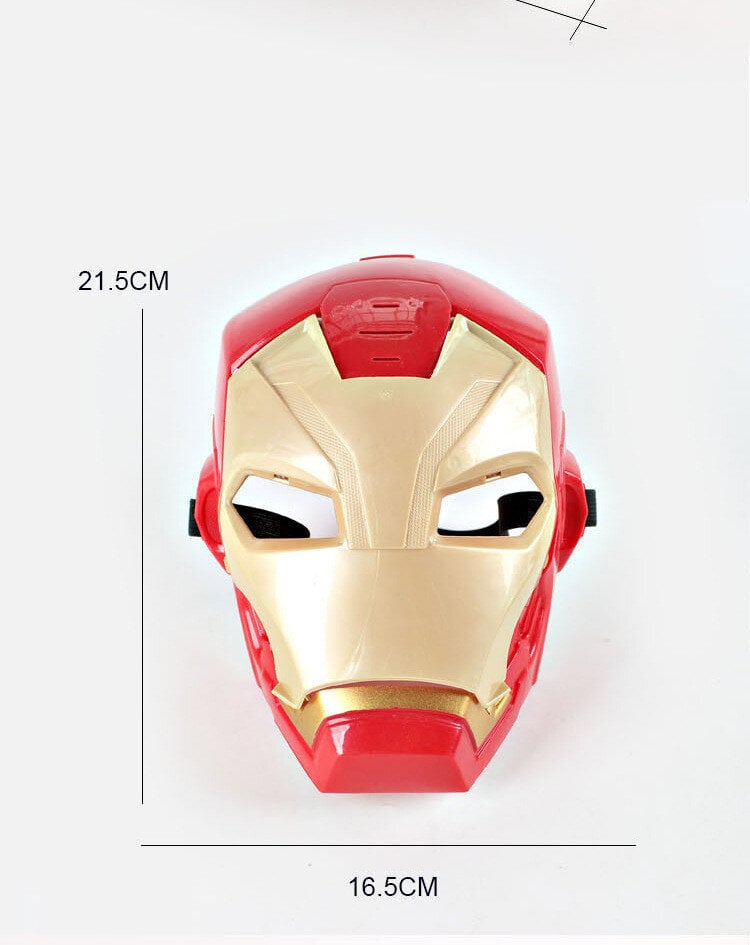 Marvel Avengers Iron Man -kypärän avonaamio lapsille Halloween hinta ja tiedot | Naamiaisasut | hobbyhall.fi