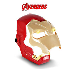 Marvel Avengers Iron Man -kypärän avonaamio lapsille Halloween hinta ja tiedot | Naamiaisasut | hobbyhall.fi