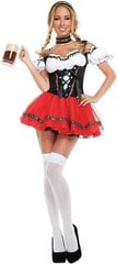 Naisten Dirndl-mekko saksalainen karnevaali Oktoberfest Beer Wench -asu S hinta ja tiedot | Naamiaisasut | hobbyhall.fi