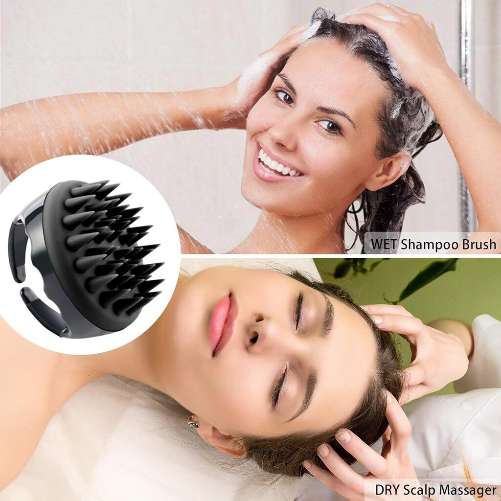 Hair Scalp Massager shampooharja - suihkun päänahan pesuharja hinta ja tiedot | Polkupyörän valot ja heijastimet | hobbyhall.fi