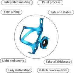 Säädettävä pyöräilyvesipullokori alumiiniseoksesta valmistettu polkupyörä hinta ja tiedot | Juomapullot ja telineet polkupyöriin | hobbyhall.fi