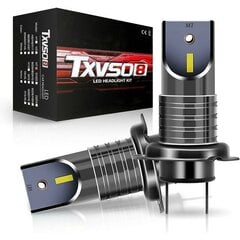 110w 30000lm H7 led auton ajovalojen muunnospallot Canbus polttimot hinta ja tiedot | Polttimot | hobbyhall.fi