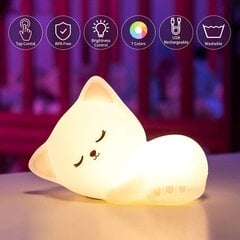 Söpö Kitty Kids Night Light, Cat Kawaii -syntymäpäivälahjat huone hinta ja tiedot | Kompassit | hobbyhall.fi