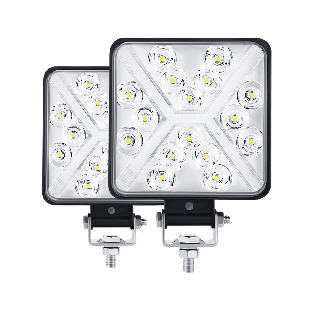 Pari 4" traktorin LED-työvalo 300W 12000LM 6000K 4x4 LED hinta ja tiedot | Ajovalot | hobbyhall.fi