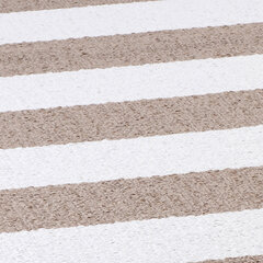 Narma Birkas -plasticWeave™ muovimatto, kaksipuolinen, beige-valkoinen, 70 x 100 cm hinta ja tiedot | Isot matot | hobbyhall.fi