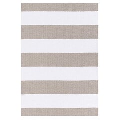 Narma Birkas -plasticWeave™ muovimatto, kaksipuolinen, beige-valkoinen, 70 x 100 cm hinta ja tiedot | Isot matot | hobbyhall.fi