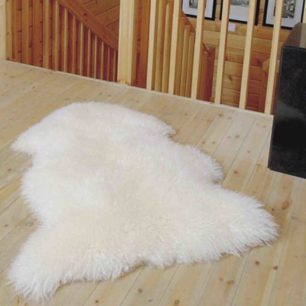 Narma aito lampaantalja Merino Tibet, valkoinen, 60 x 90 cm hinta ja tiedot | Isot matot | hobbyhall.fi