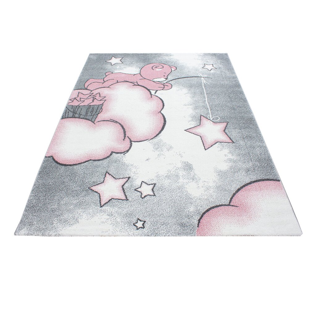 Lastenhuoneen matto Kids Pink 0580, 80x150 cm hinta ja tiedot | Isot matot | hobbyhall.fi