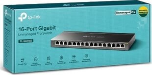 Tp-Link TL-SG116E hinta ja tiedot | Reitittimet ja modeemit | hobbyhall.fi