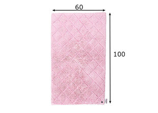 Tom Tailor kylpyhuonematto Cotton Pattern, pinkki 60x100 hinta ja tiedot | Isot matot | hobbyhall.fi