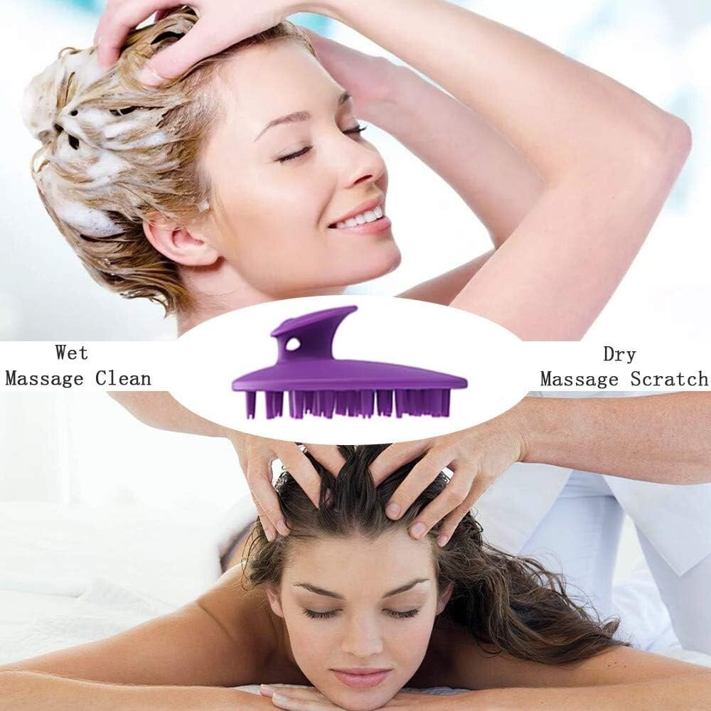 Scalp Massager Scalp Scrubber Shampoo Harja Päänahan harja Päänahka hinta ja tiedot | Polkupyörän kahvat | hobbyhall.fi