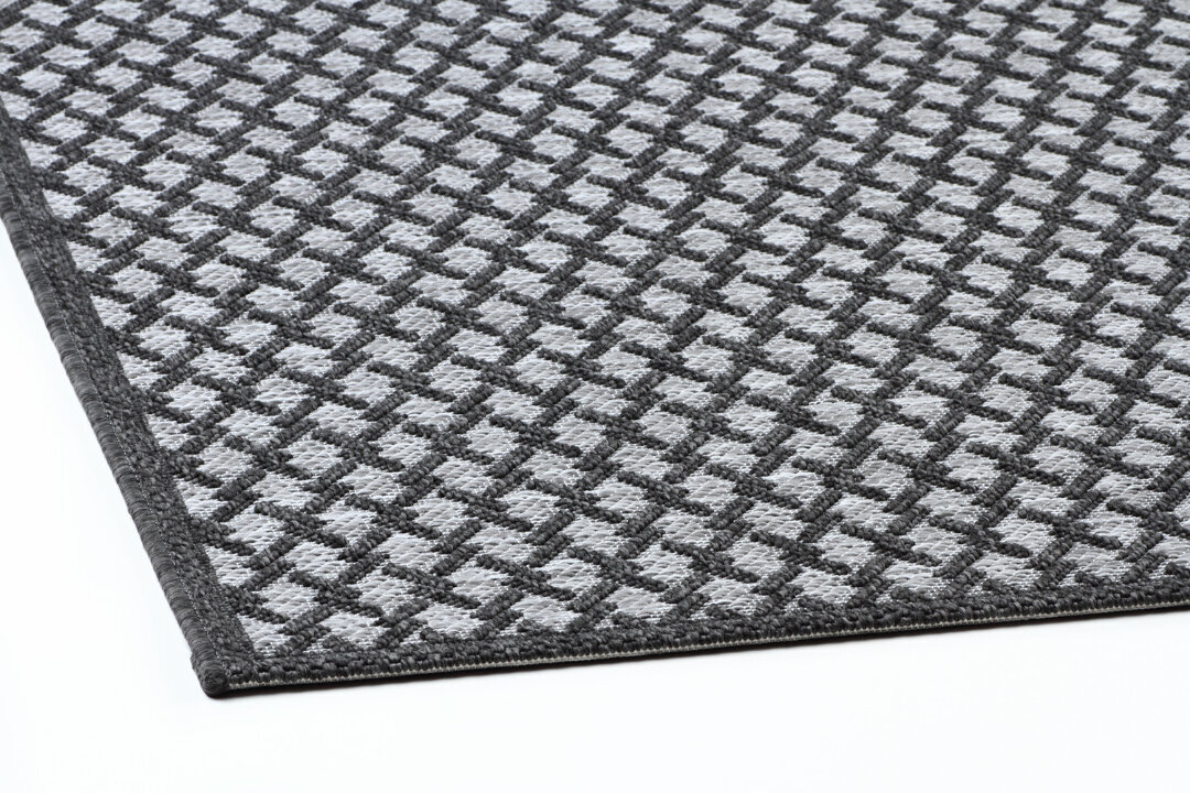 Narma Fontana -flatWeave™ sileäksi kudottu matto, harmaa, 116 x 170 cm hinta ja tiedot | Isot matot | hobbyhall.fi