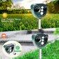 Outdoor Solar Ultraääni Cat Repeller Eläinten karkotin Säädettävä hinta ja tiedot | Kissan lelut | hobbyhall.fi