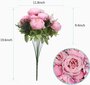 Väärennetyt pionit Faux Flower Vintage Keinotekoiset pioni silkkikukat hinta ja tiedot | Keinotekoiset kukat | hobbyhall.fi