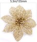 30 Pack Christmas Gold Glitter Poinsettia Flowers Picks hinta ja tiedot | Keinotekoiset kukat | hobbyhall.fi