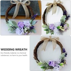 Simulaatio Rose Flower Wreath Garland tuuman oven seppeleet hinta ja tiedot | Keinotekoiset kukat | hobbyhall.fi