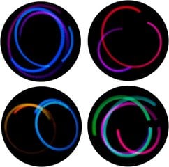 Noctilucent Poi Led monivärinen Light Poi Firetoys taskulla hinta ja tiedot | Valokuvaustarvikkeet | hobbyhall.fi