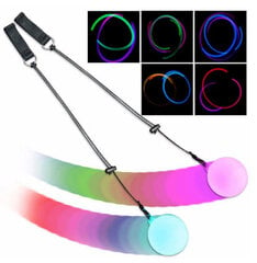 Noctilucent Poi Led monivärinen Light Poi Firetoys taskulla hinta ja tiedot | Valokuvaustarvikkeet | hobbyhall.fi