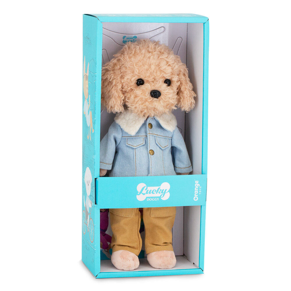 Pehmeä lelu Dog Lucky Sammy - Tyylikäs kaveri Lucky Doggy -kokoelmasta, 38cm hinta ja tiedot | Pehmolelut | hobbyhall.fi