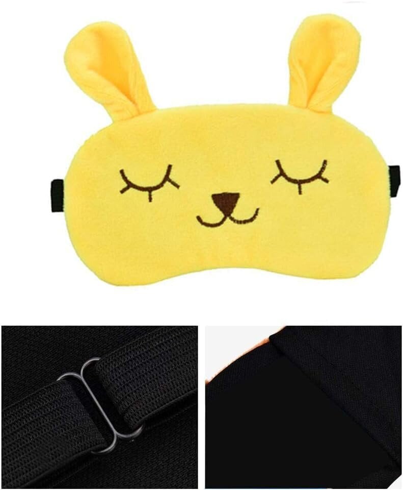 kpl Animal Sleep Mask, Rabbit Eye Mask Pehmeä Pehmeä Side hinta ja tiedot | Pehmolelut | hobbyhall.fi