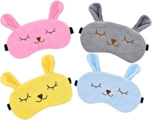 kpl Animal Sleep Mask, Rabbit Eye Mask Pehmeä Pehmeä Side hinta ja tiedot | Pehmolelut | hobbyhall.fi