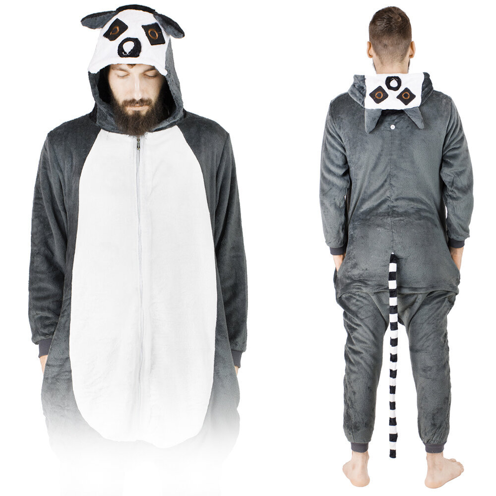 Lemuri Onesie-asu, koko M hinta ja tiedot | Vauvan tyynyt ja peitot | hobbyhall.fi