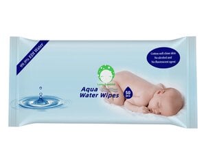 Kosteuspyyhkeet Aqua Wipes, 50 kpl. hinta ja tiedot | Vauvojen kosteuspyyhkeet | hobbyhall.fi